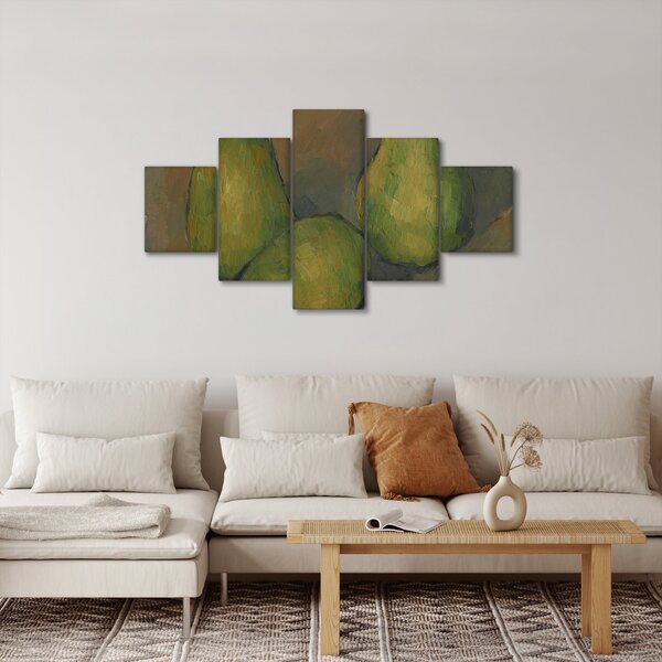 Obraz - Paul Cézanne, Three Pears, reprodukcje (125x70 cm)