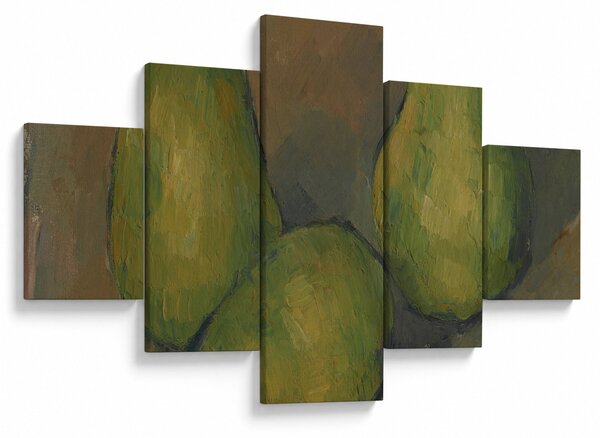 Obraz - Paul Cézanne, Three Pears, reprodukcje (125x70 cm)