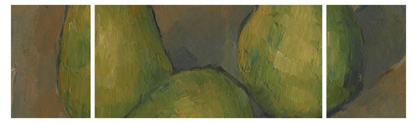 Obraz - Paul Cézanne, Three Pears, reprodukcje (170x50 cm)