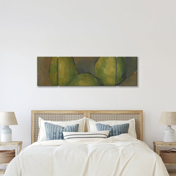 Obraz - Paul Cézanne, Three Pears, reprodukcje (170x50 cm)