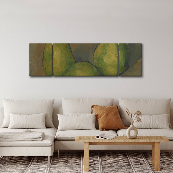 Obraz - Paul Cézanne, Three Pears, reprodukcje (170x50 cm)