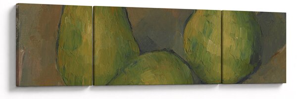 Obraz - Paul Cézanne, Three Pears, reprodukcje (170x50 cm)