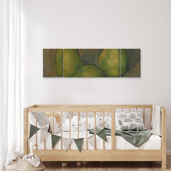 Obraz - Paul Cézanne, Three Pears, reprodukcje (170x50 cm)
