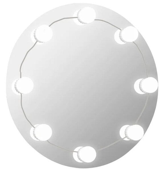 Ścienne okrągłe lustro LED 50cm G6-W49