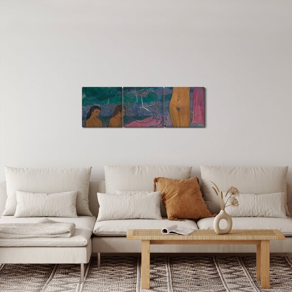Obraz - Paul Gauguin, The Invocation, reprodukcje (z zegarem) (90x30 cm)
