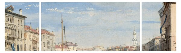 Obraz - Richard Parkes Bonington, The Grand Canal, reprodukcje (170x50 cm)