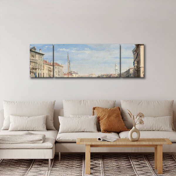 Obraz - Richard Parkes Bonington, The Grand Canal, reprodukcje (170x50 cm)