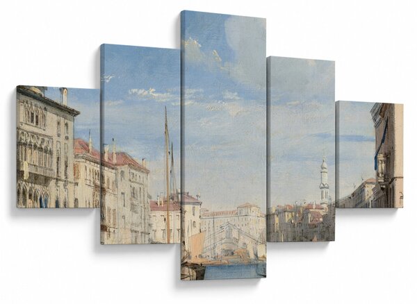 Obraz - Richard Parkes Bonington, The Grand Canal, reprodukcje (125x70 cm)