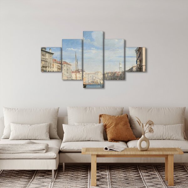 Obraz - Richard Parkes Bonington, The Grand Canal, reprodukcje (125x70 cm)