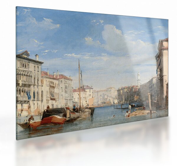 Obraz na szkle - Richard Parkes Bonington, The Grand Canal, reprodukcje (70x50 cm)