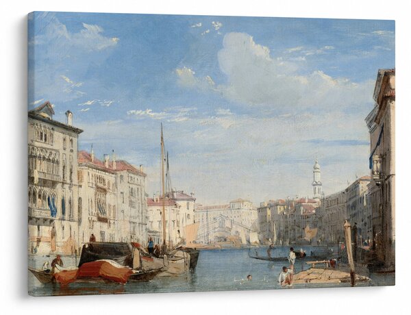 Obraz - Richard Parkes Bonington, The Grand Canal, reprodukcje (70x50 cm)