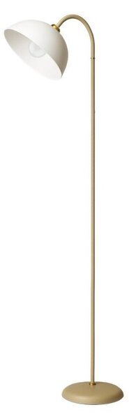 Lampa stojąca podłogowa regulowana 170 cm kaszmirowa biały klosz 1xE27 60W ZACK Milagro