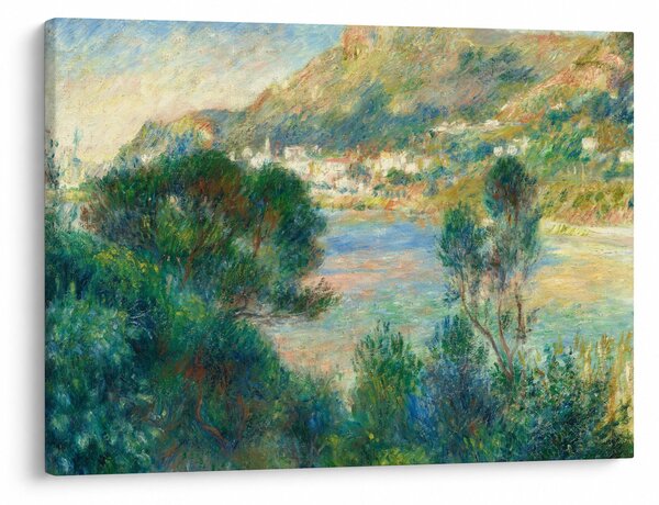 Obraz - Auguste Renoir, View of Monte Carlo from Cap Martin, reprodukcje (70x50 cm)