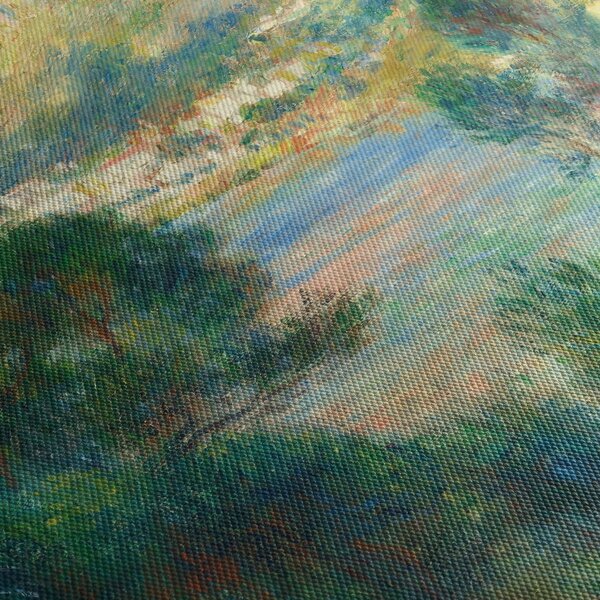 Obraz - Auguste Renoir, View of Monte Carlo from Cap Martin, reprodukcje (125x70 cm)