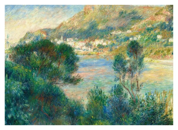 Obraz - Auguste Renoir, View of Monte Carlo from Cap Martin, reprodukcje (70x50 cm)