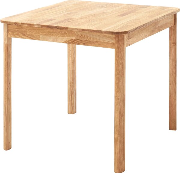 Stół do jadalni z drewna dębowego 120x80 cm