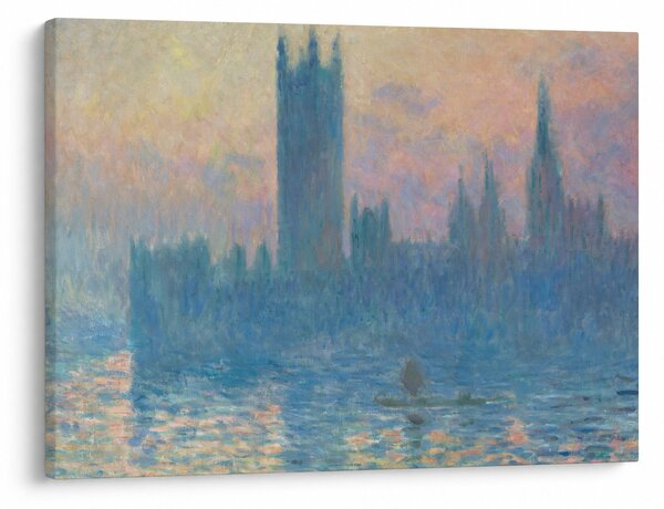 Obraz - Claude Monet, The Houses of Parliament, Sunset, reprodukcje (70x50 cm)