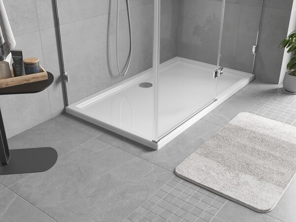 Mexen Flow brodzik prostokątny slim 160 x 100 cm, biały połysk - 46R101016