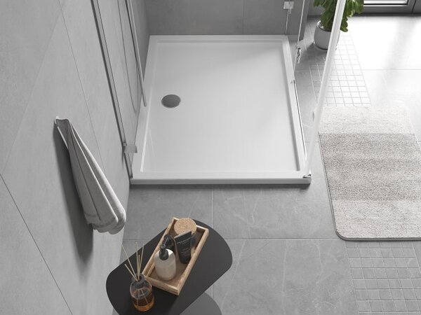 Mexen Flow brodzik prostokątny slim 95 x 70 cm, biały połysk - 46R107095
