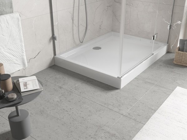 Mexen Flow+ brodzik prostokątny 90 x 70 cm, biały połysk - 46R107090H