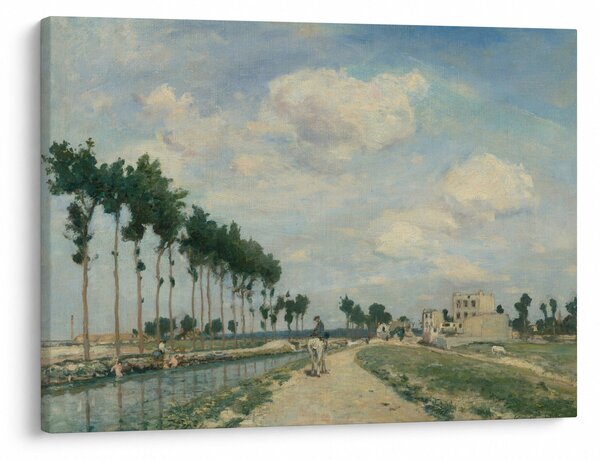 Obraz - Johan Barthold Jongkind, The Towpath, reprodukcje (70x50 cm)