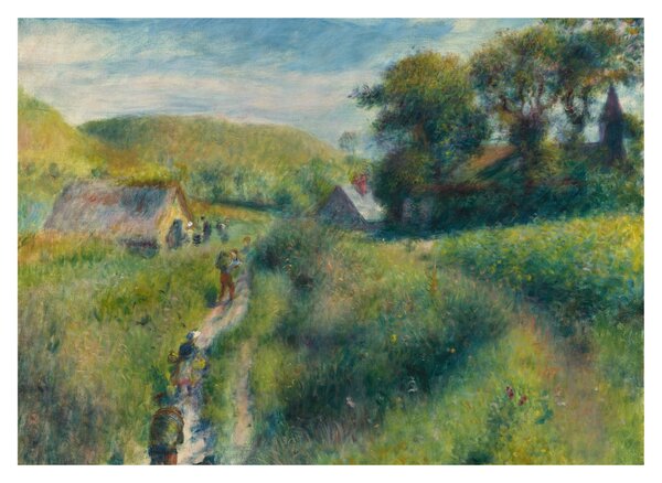 Obraz na szkle - Auguste Renoir, The Mussel Harvest, reprodukcje (70x50 cm)