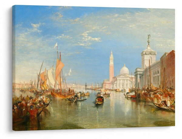 Obraz - Joseph Mallord William Turner, Venice the Dogana and San Giorgio Maggiore, reprodukcje (70x50 cm)