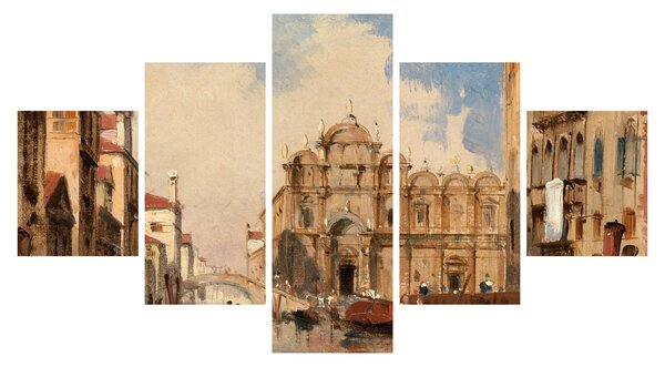 Obraz - Jules-Romain Joyant, The Scuola di San Marco, Venice, reprodukcje (125x70 cm)