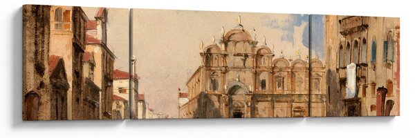 Obraz - Jules-Romain Joyant, The Scuola di San Marco, Venice, reprodukcje (170x50 cm)