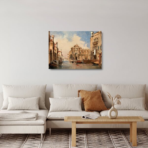 Obraz na szkle - Jules-Romain Joyant, The Scuola di San Marco, Venice, reprodukcje (70x50 cm)