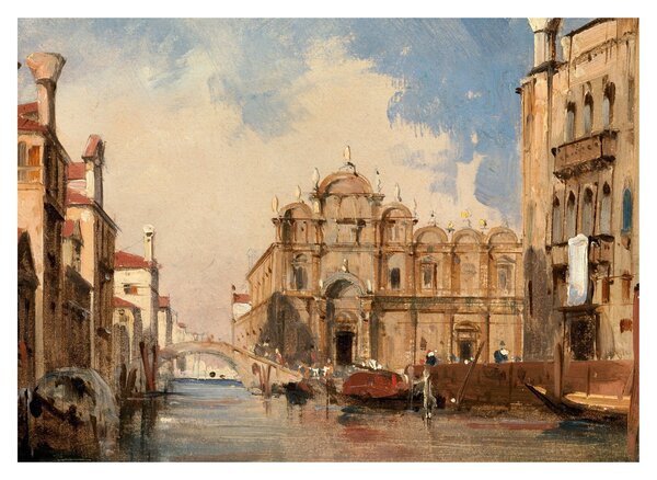 Obraz - Jules-Romain Joyant, The Scuola di San Marco, Venice, reprodukcje (70x50 cm)