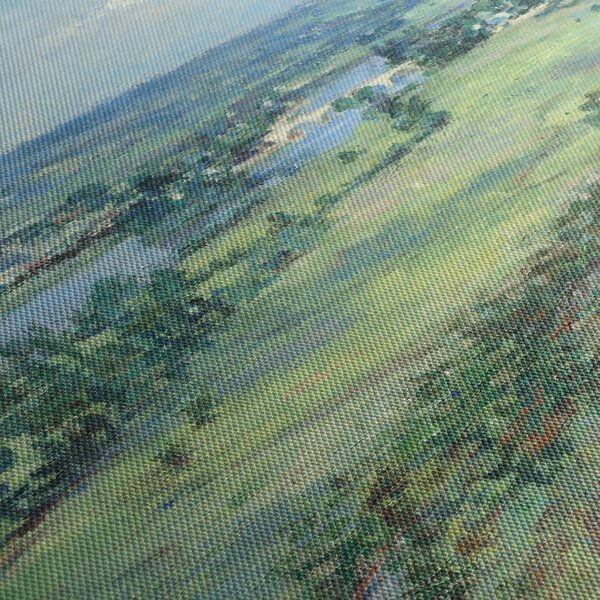 Obraz - Theodore Robinson, The Valley of the Seine, From the Hills of Giverny, reprodukcje (125x70 cm)