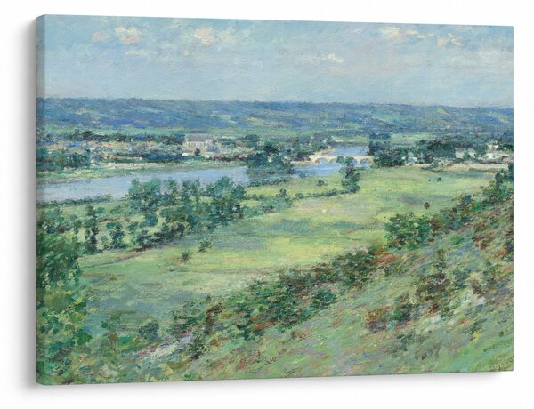 Obraz - Theodore Robinson, The Valley of the Seine, From the Hills of Giverny, reprodukcje (70x50 cm)