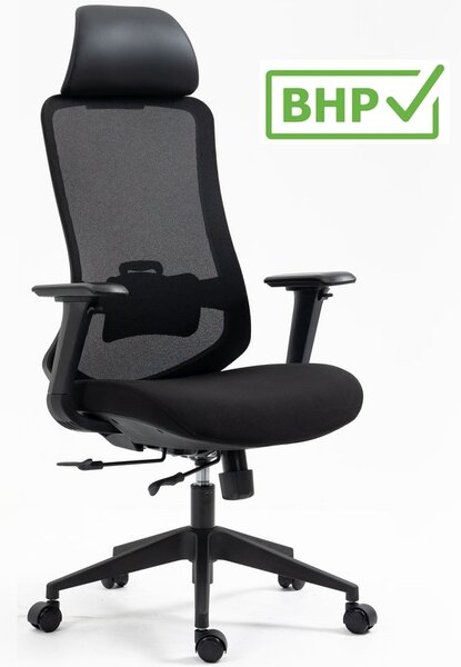 Ergonomiczny fotel biurowy Ergon, zgodny z normą BHP