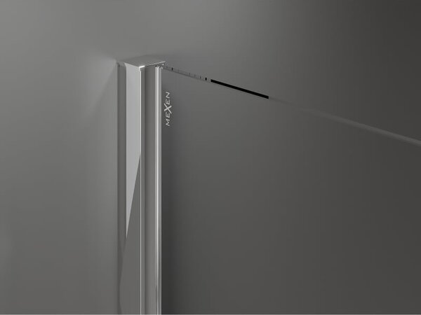 Mexen Velar Duo kabina prysznicowa rozsuwana 90 x 80 cm, transparent, chrom - 871-090-080-02-01