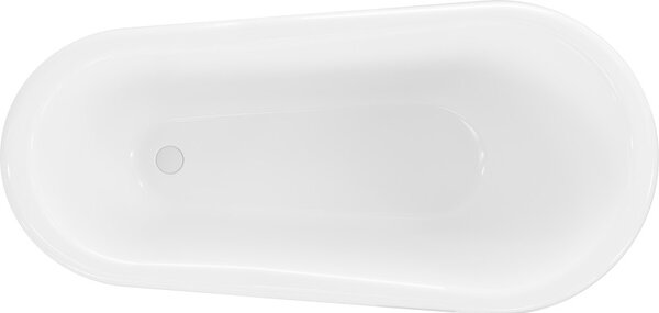 Mexen Retro wanna wolnostojąca 150 x 73 cm, biała, nogi białe - 53251507300-20