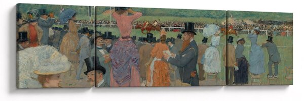Obraz - Jean-Louis Forain, The Races at Longchamp, reprodukcje (170x50 cm)