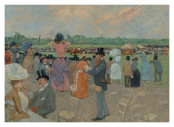 Obraz - Jean-Louis Forain, The Races at Longchamp, reprodukcje (70x50 cm)