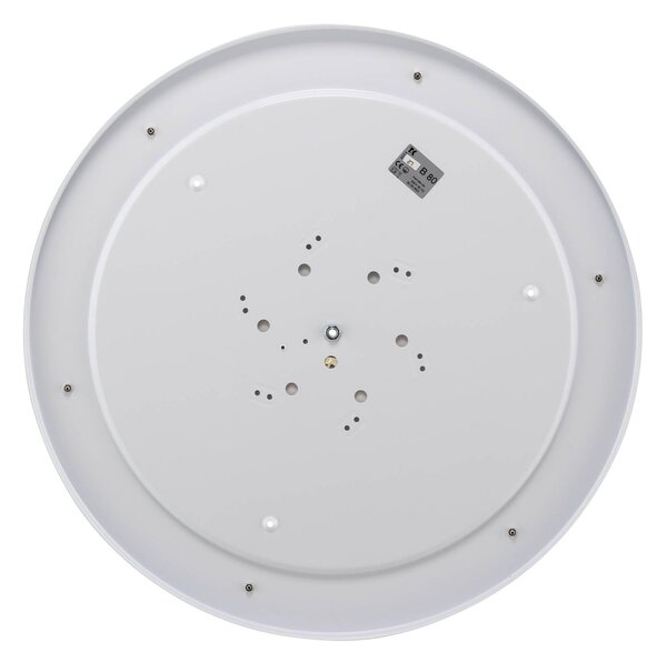 Lampa sufitowa Rondo TK Lighting, możliwość ściemniania, aluminiowy / szary / cynkowy, sypialnia, tkanina / materiał / jedwab, nowoczesny