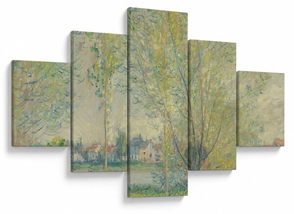 Obraz - Claude Monet, The Willows, reprodukcje (125x70 cm)