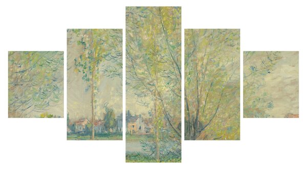 Obraz - Claude Monet, The Willows, reprodukcje (125x70 cm)