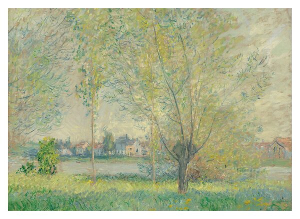 Obraz na szkle - Claude Monet, The Willows, reprodukcje (70x50 cm)