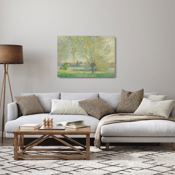 Obraz na szkle - Claude Monet, The Willows, reprodukcje (70x50 cm)