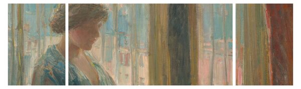 Obraz - Childe Hassam, The New York Window, reprodukcje (170x50 cm)