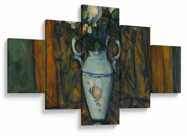 Obraz - Paul Cézanne, Vase of Flowers, reprodukcje (125x70 cm)