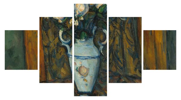 Obraz - Paul Cézanne, Vase of Flowers, reprodukcje (125x70 cm)