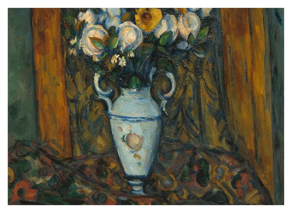 Obraz - Paul Cézanne, Vase of Flowers, reprodukcje (70x50 cm)