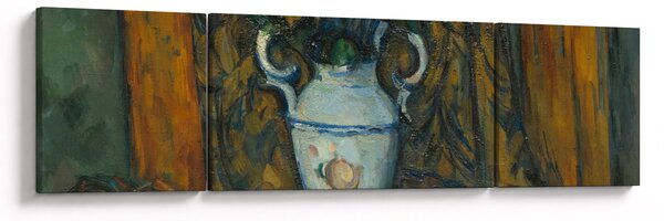 Obraz - Paul Cézanne, Vase of Flowers, reprodukcje (170x50 cm)