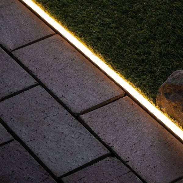 Paulmann Plug & Shine Smooth Taśma LED 3000K 10m Smooth, możliwość ściemniania, biały / opal, tworzywo sztuczne, nowoczesny