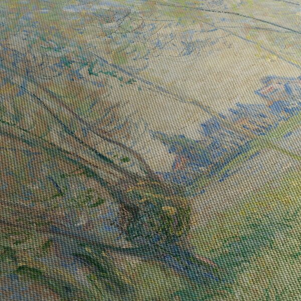 Obraz - Claude Monet, Woman Seated under the Willows, reprodukcje (170x50 cm)
